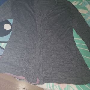 Xersion Charcoal Knit Cardigan